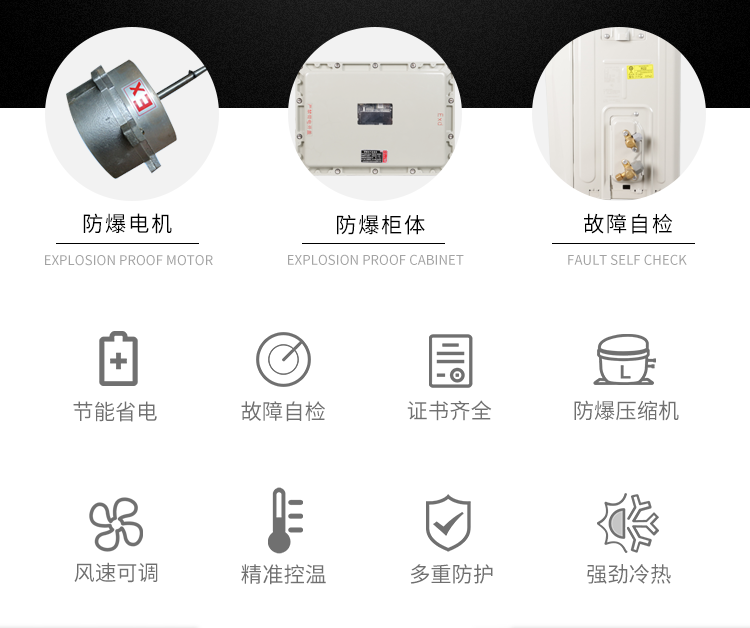化工廠(chǎng)防爆空調(diào)機(jī) 5p防爆空調(diào)機(jī)