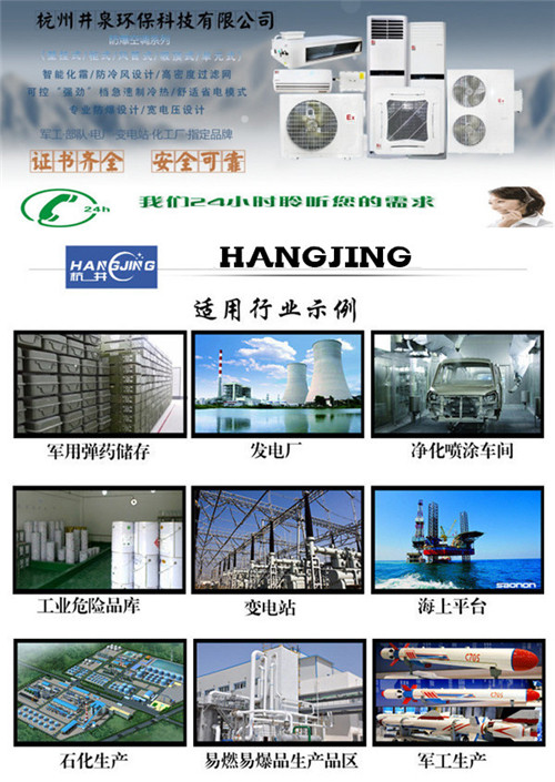 廣州1.5p分體壁掛式防爆空調(diào)圖片